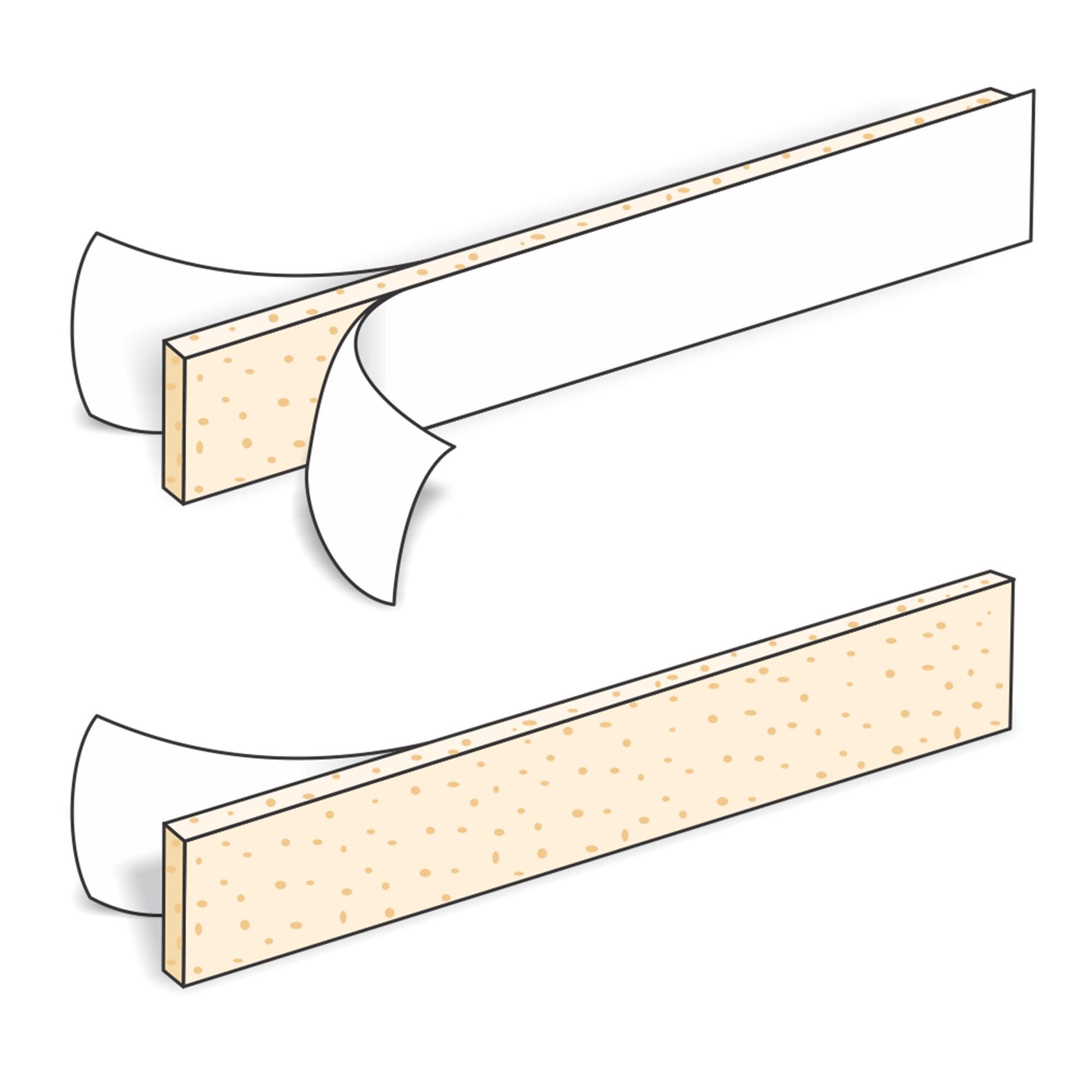 Urofoam®-1 Adhesive Foam Strips for use with Male External Catheters