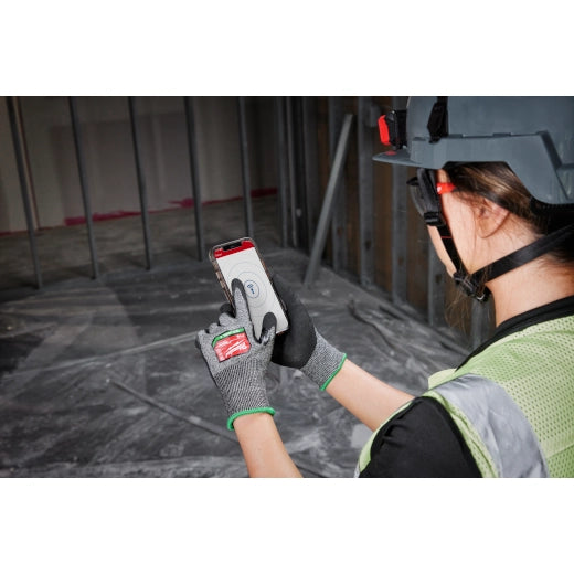 Milwaukee 12 Pair Cut Level 6 High-Dexterity Nitrile Dipped Gloves 48-73-7000B | ANSI Cut A6, 12-Piece
