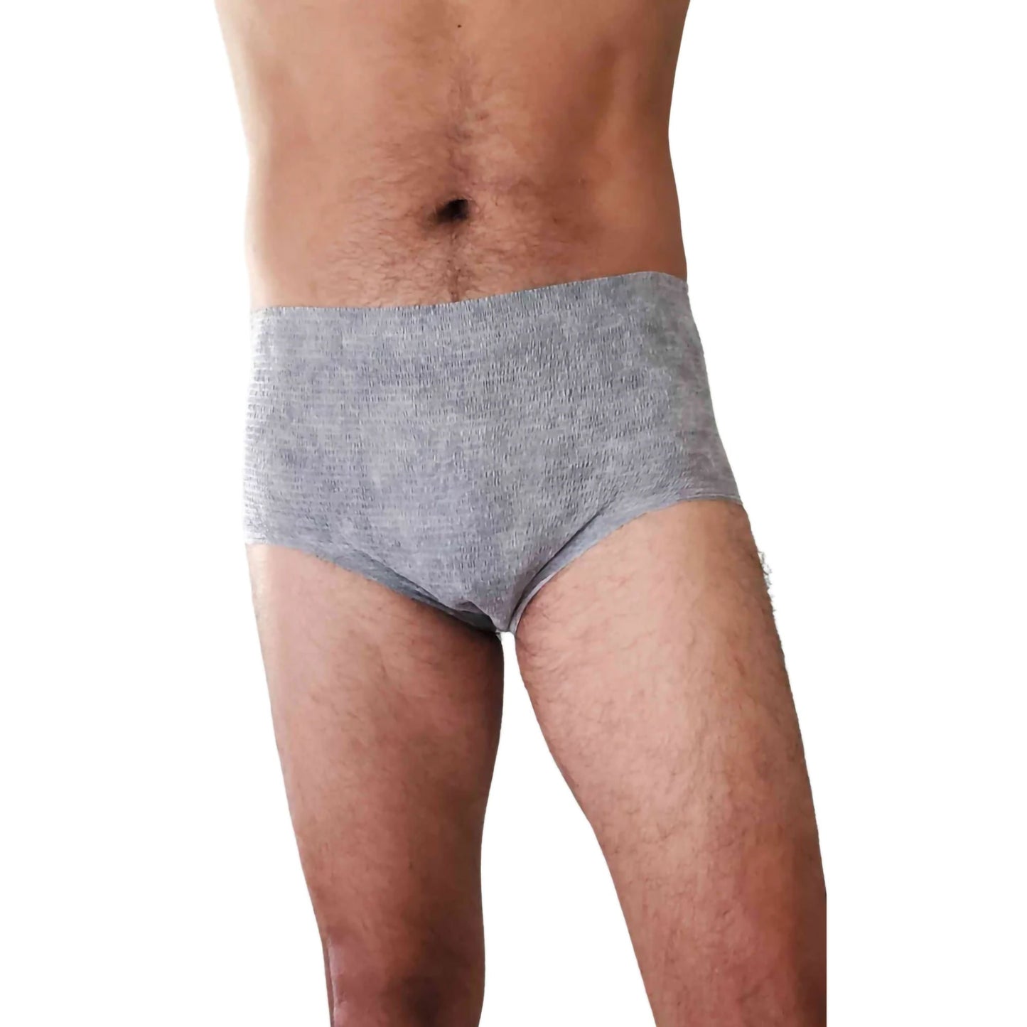 Nexwear Men's Pull-On Absorbent Underwear, Gray