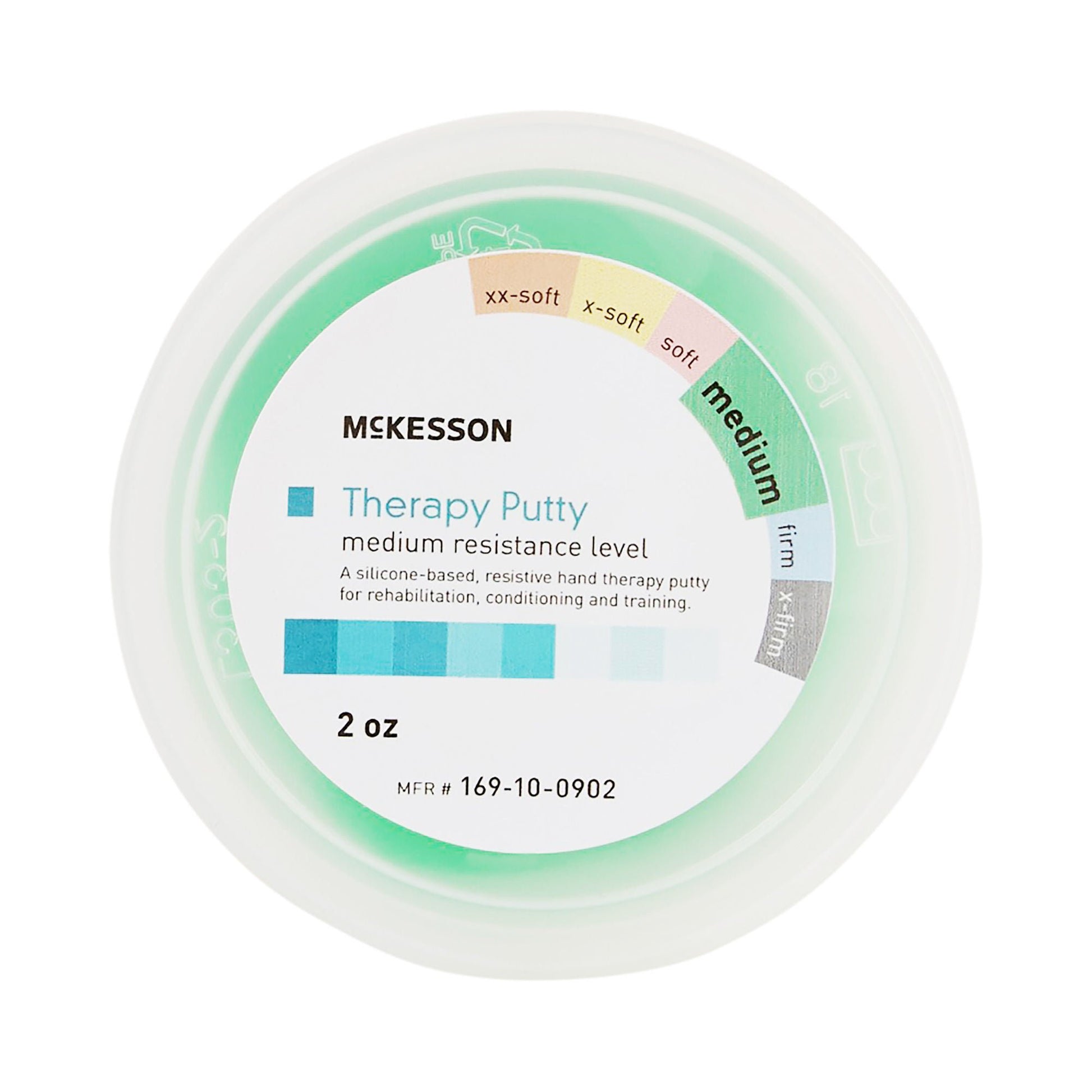 McKesson Therapy Putty, Green, Medium, Container