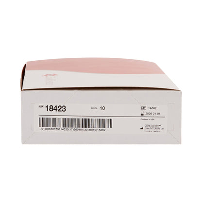 New Image™ Two-Piece Ultra-Clear Urostomy Pouch, Flange, Red Match
