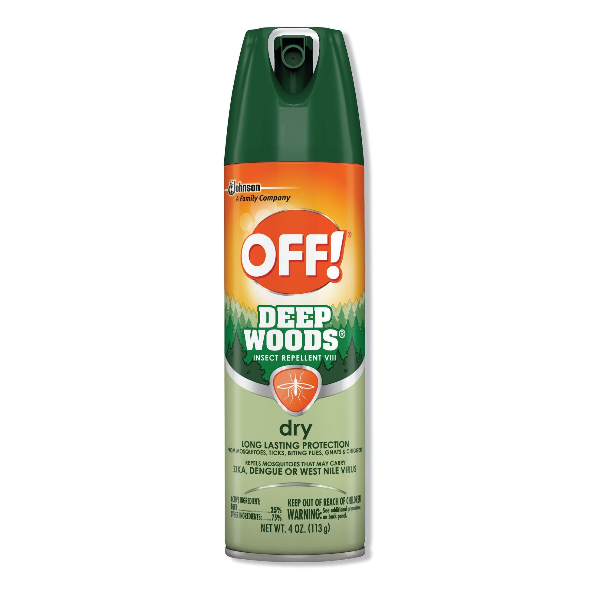Off!® Deep Woods® Dry DEET Insect Repellent, spray can