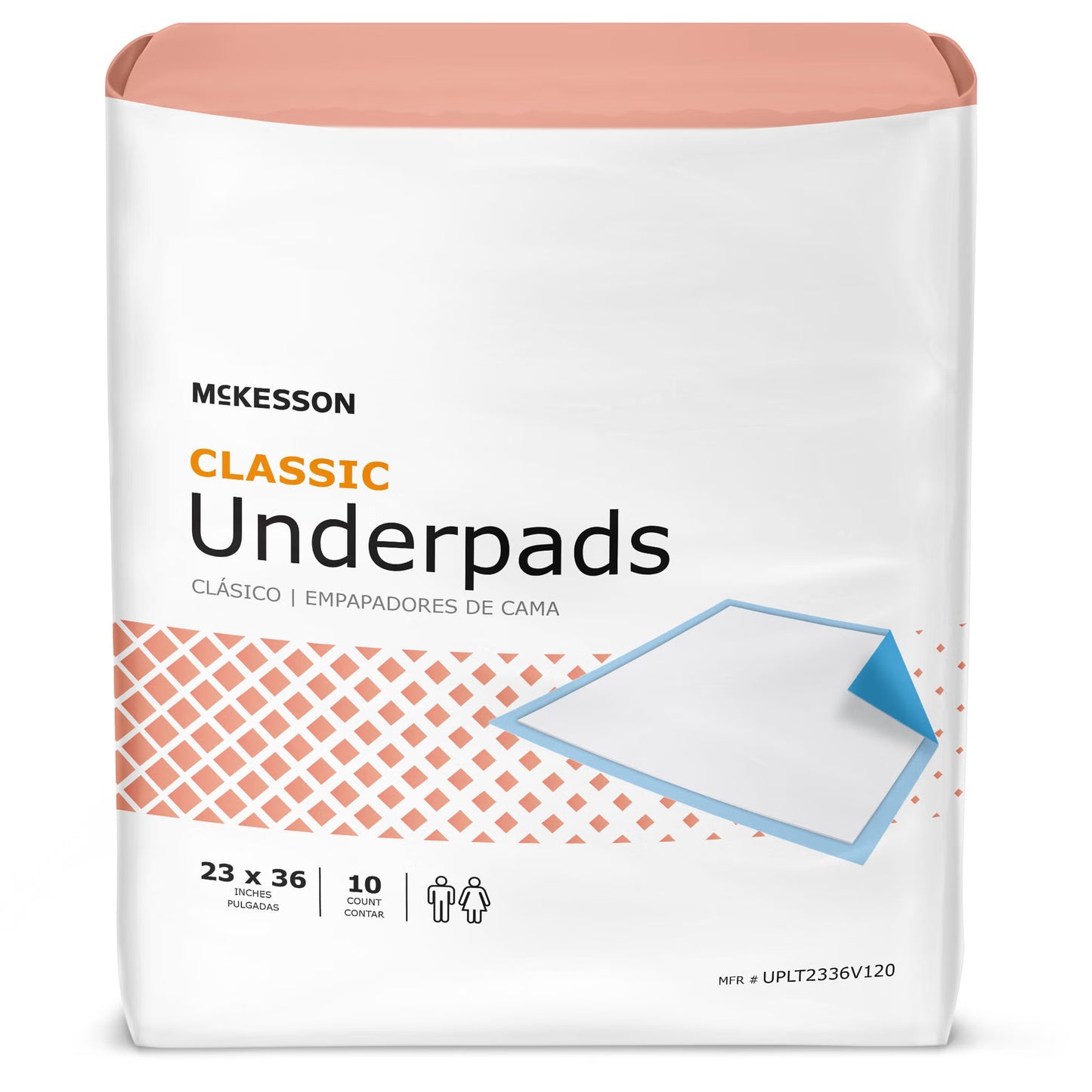 McKesson Classic Plus Light Absorbency Underpads