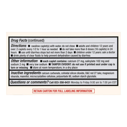 Foster & Thrive™ Stomach Relief 262 mg Bismuth Subsalicylate Caplets