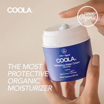 Coola® Refreshing Water Cream Sunscreen w/ BlueScreen™ Digital De-Stress™ SPF 50