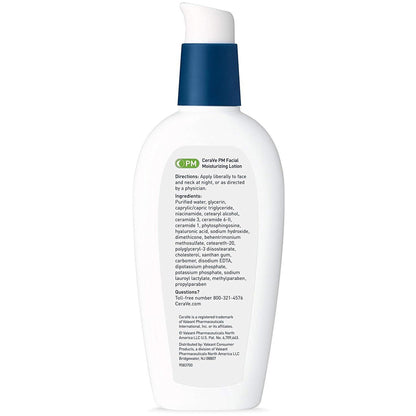 CeraVe® Facial Moisturizing Lotion PM, Ultra Lightweight, Pump Bottle