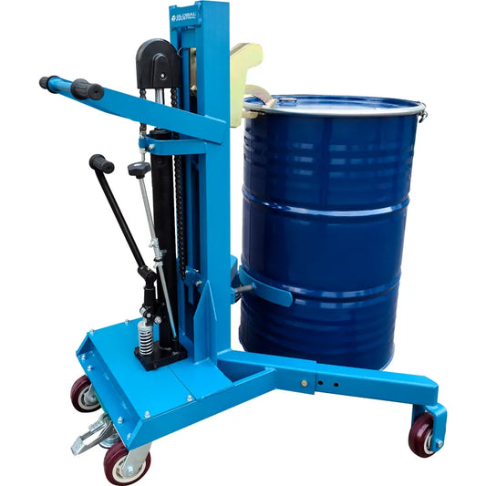 Hydraulic Drum Handler | Universal Grip 1100 lb Capacity 615268