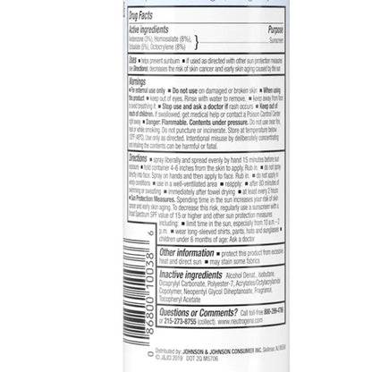 Neutrogena® Ultra Sheer® Sunscreen Spray, SPF 30