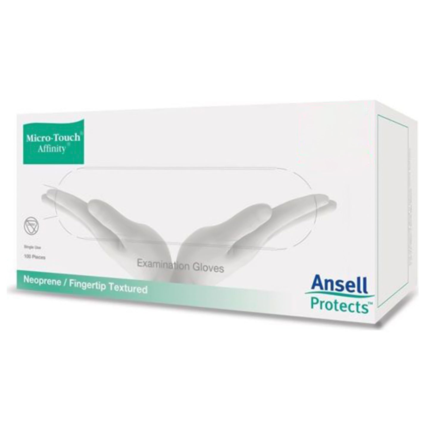 Micro-Touch® Affinity® Polychloroprene Exam Gloves, Green - view 5
