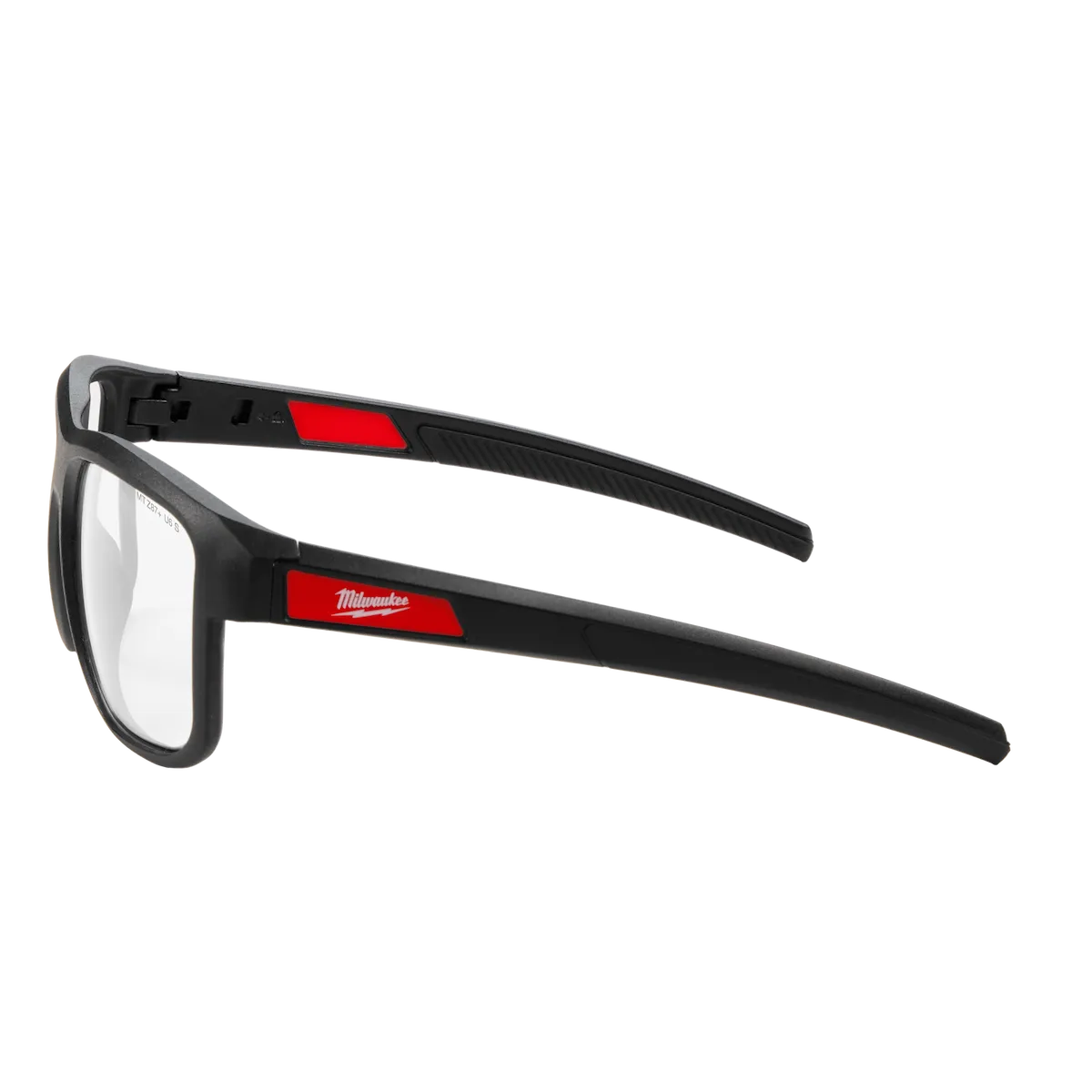 Milwaukee Full Frame Safety Glasses with Removable Side Shields – Clear Anti-Scratch Lenses 48-73-2515