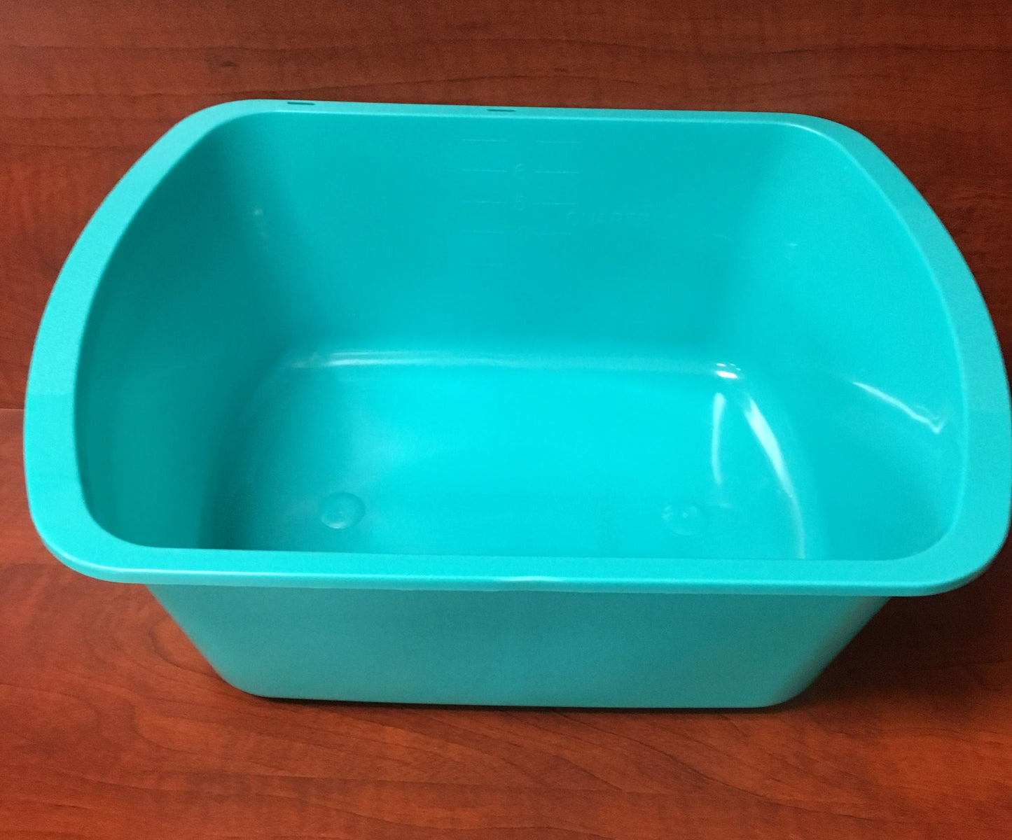 Wash Basin, Rectangular, Turquoise