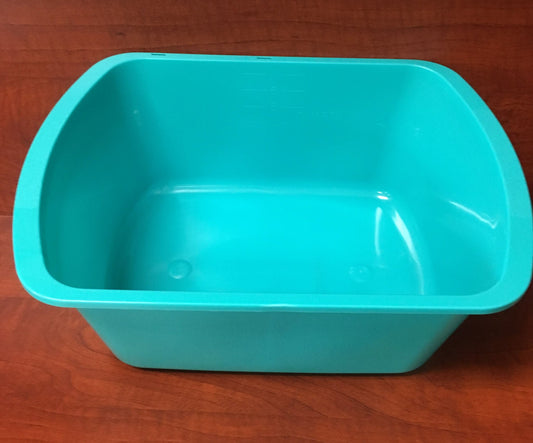 Wash Basin, Rectangular, Turquoise