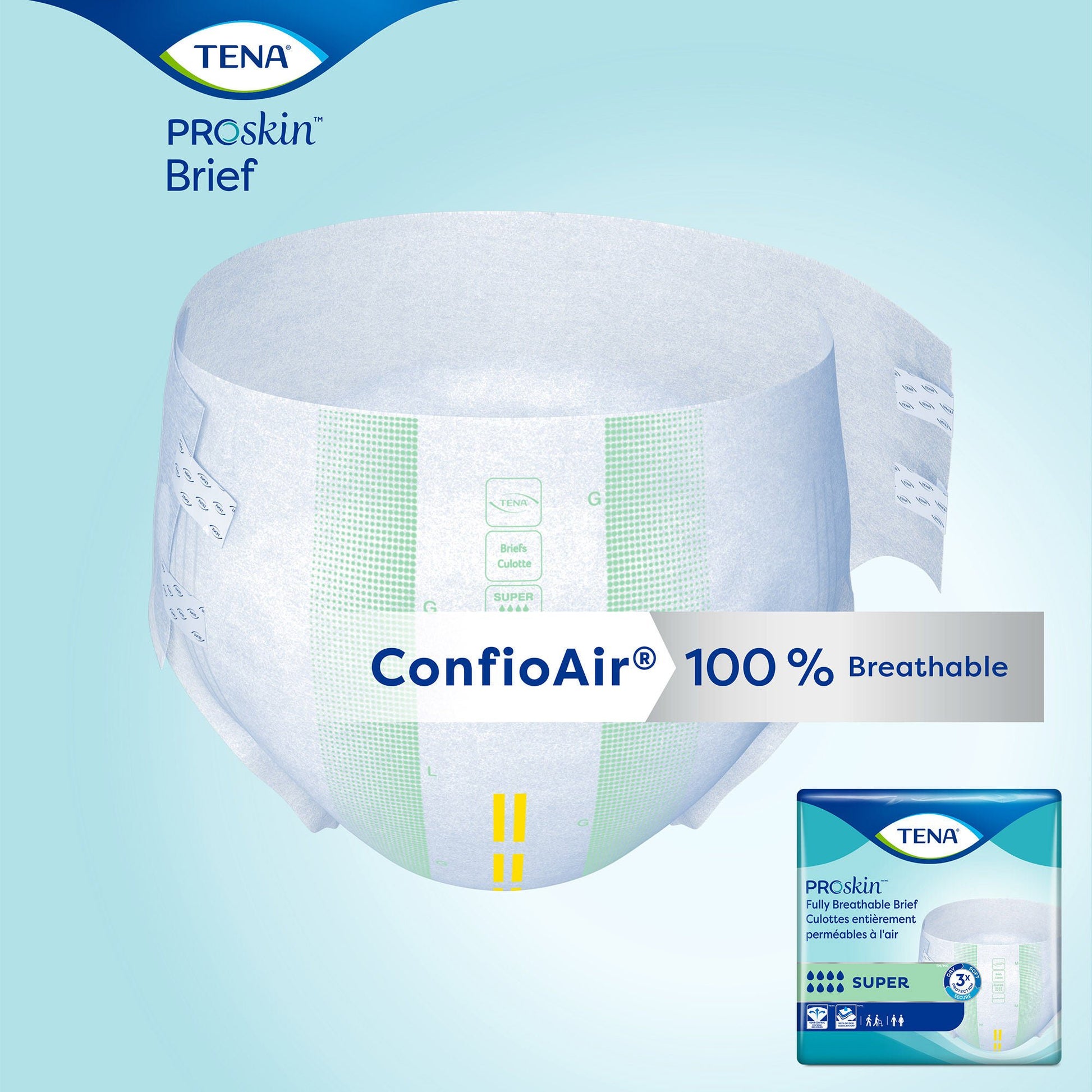 Tena® ProSkin™ Briefs for Incontinence, Super Absorbency