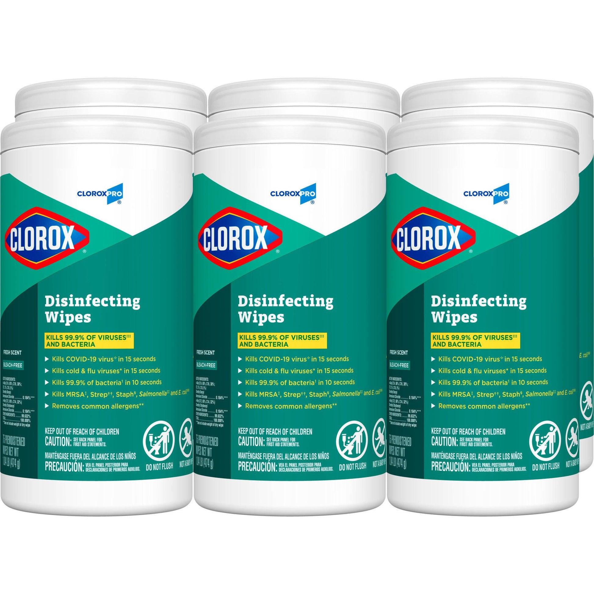Clorox Pro™ Clorox® Disinfecting Wipes, Fresh Scent, .