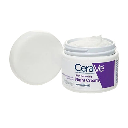 CeraVe® Skin Renewing Night Cream Peptide Complex, Jar