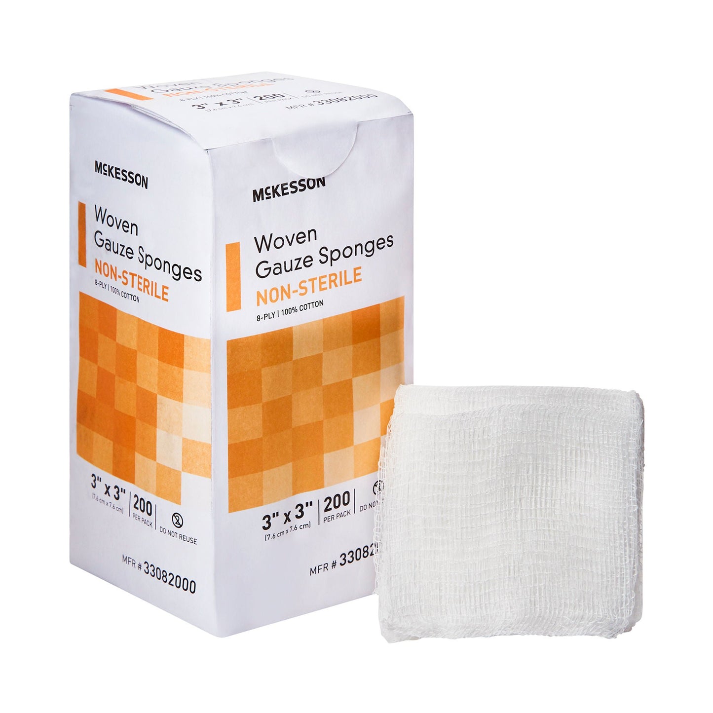 McKesson Gauze Sponge, Eight Ply