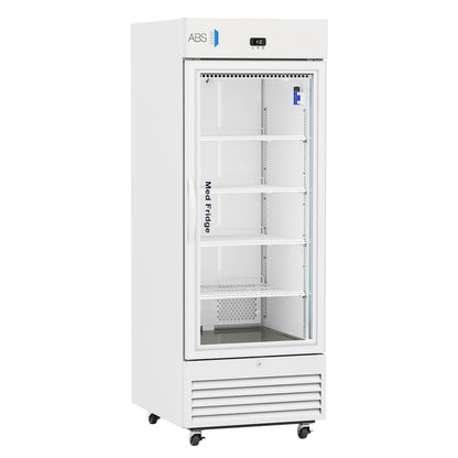 ABS Upright Refrigerator Pharmaceutical 26 cu.ft. 1 Glass Swing Door Cycle Defrost