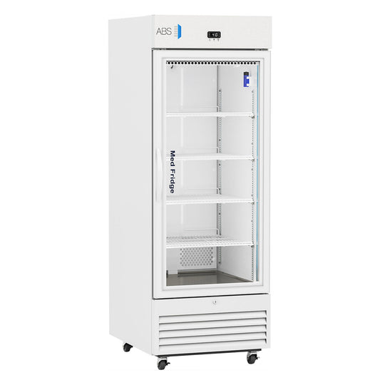 ABS Upright Refrigerator Pharmaceutical 26 cu.ft. 1 Glass Swing Door Cycle Defrost