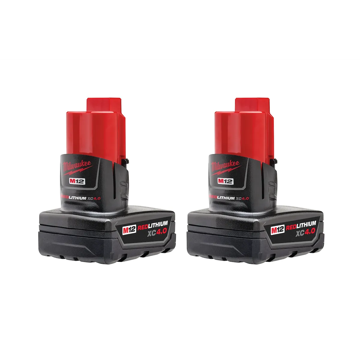 Milwaukee M12 REDLITHIUM XC4.0 Battery Two Pack 48-11-2442 | M12 Battery