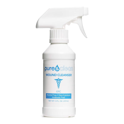 Pure & Clean Wound Cleanser, 8-ounce Pump Bottle