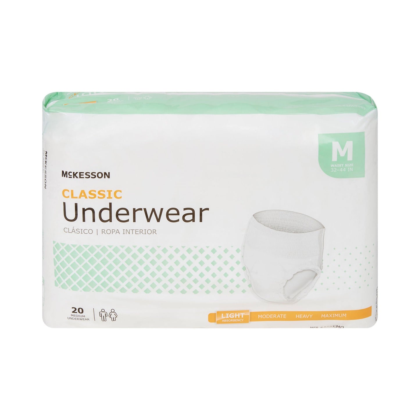 McKesson Classic Light Absorbency Incontinence Underwear