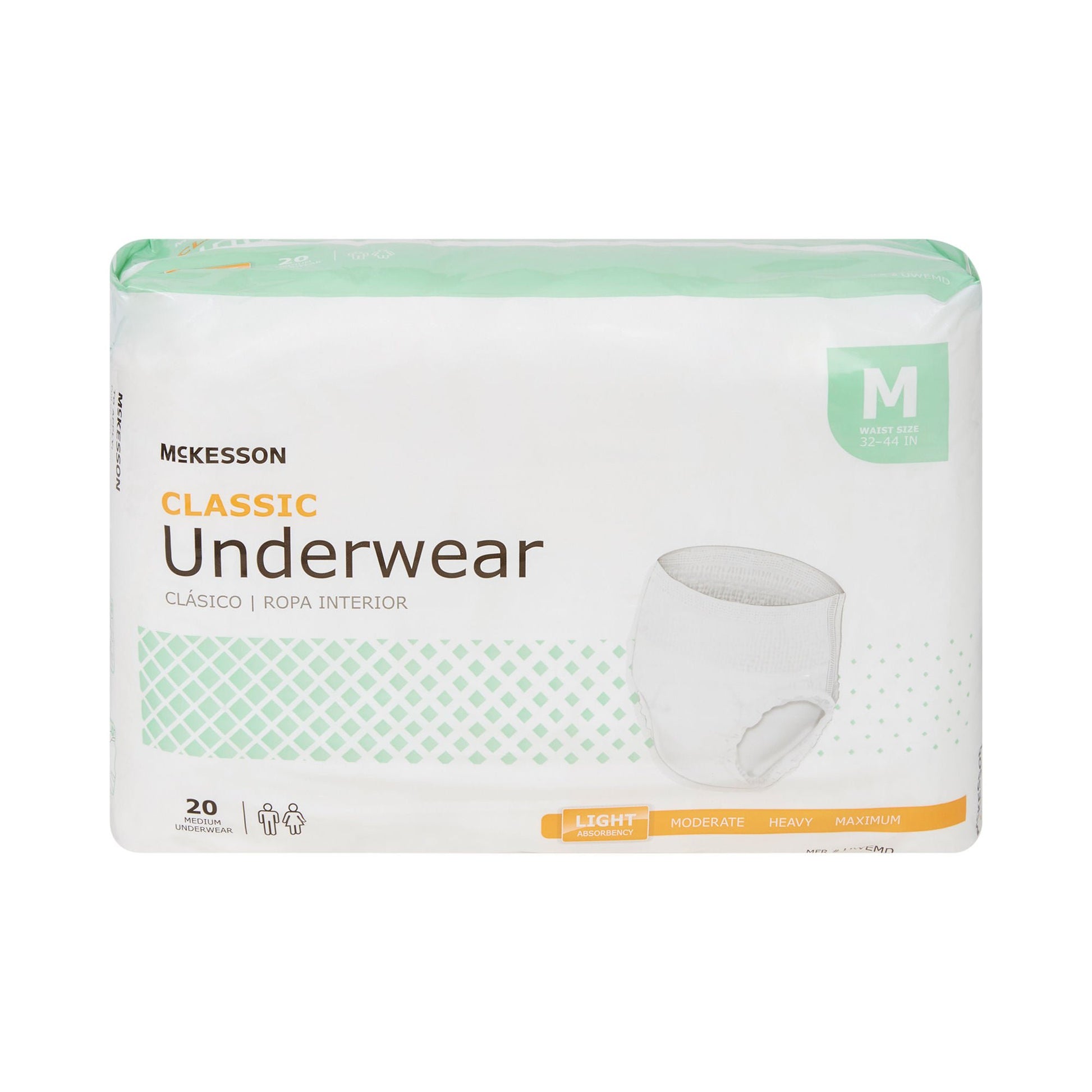 McKesson Classic Light Absorbency Incontinence Underwear