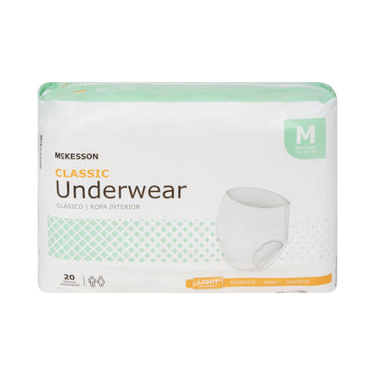 McKesson Classic Light Absorbency Incontinence Underwear