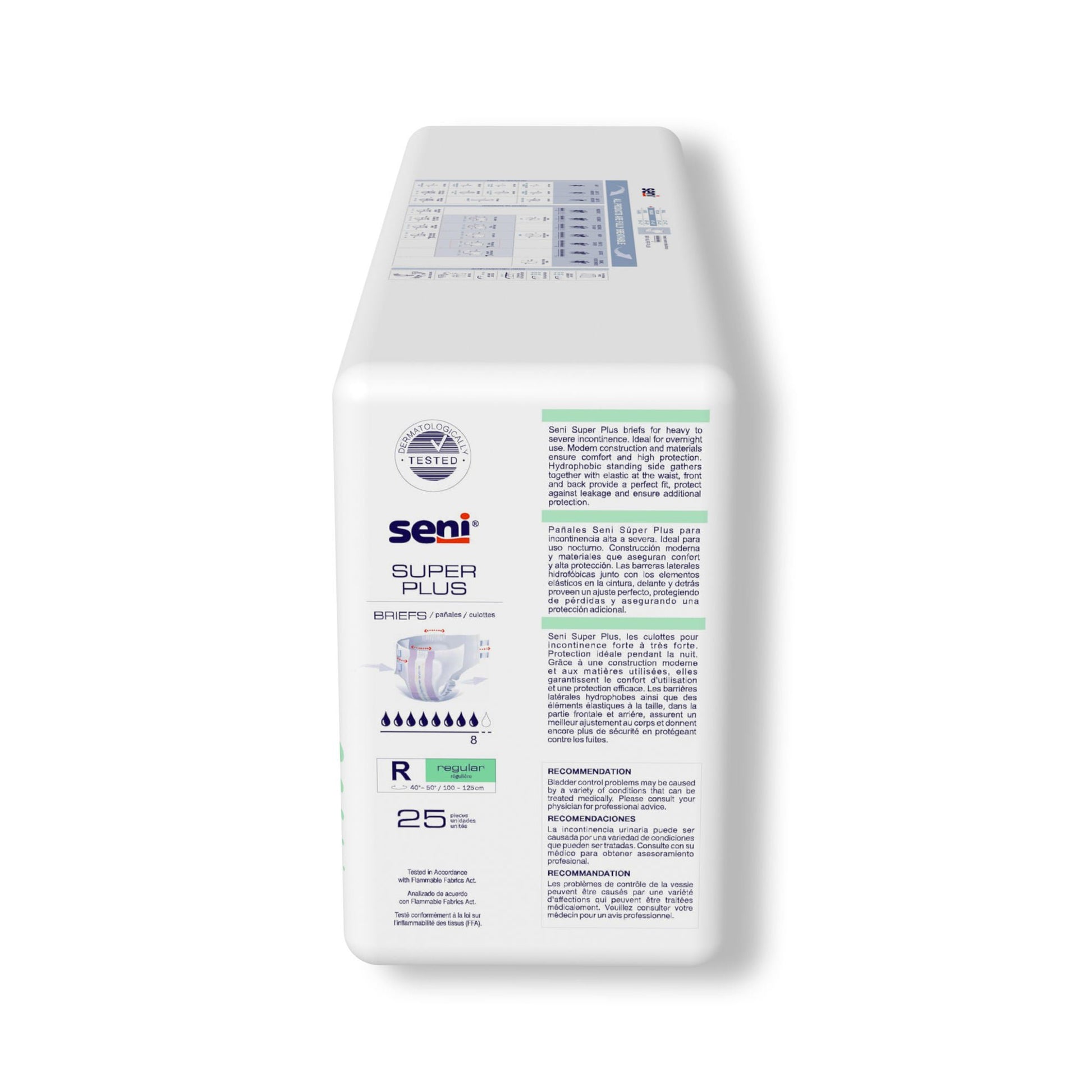 Seni® Super Plus Overnight Heavy Absorbency Incontinence Brief