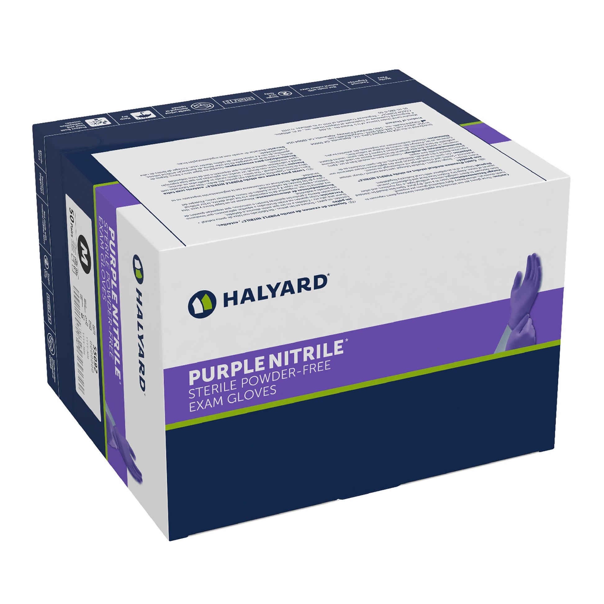 Purple Nitrile® Nitrile Exam Gloves, Purple - view 3