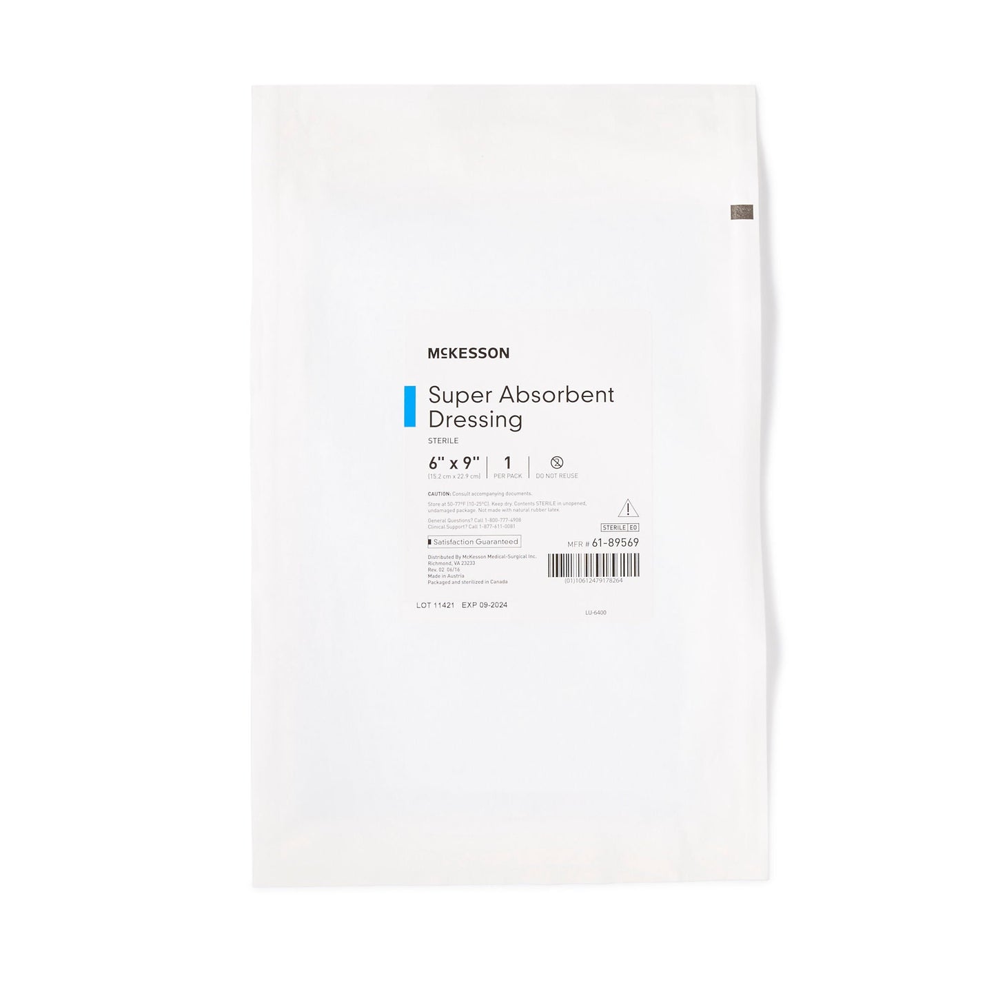 McKesson Super Absorbent Dressing