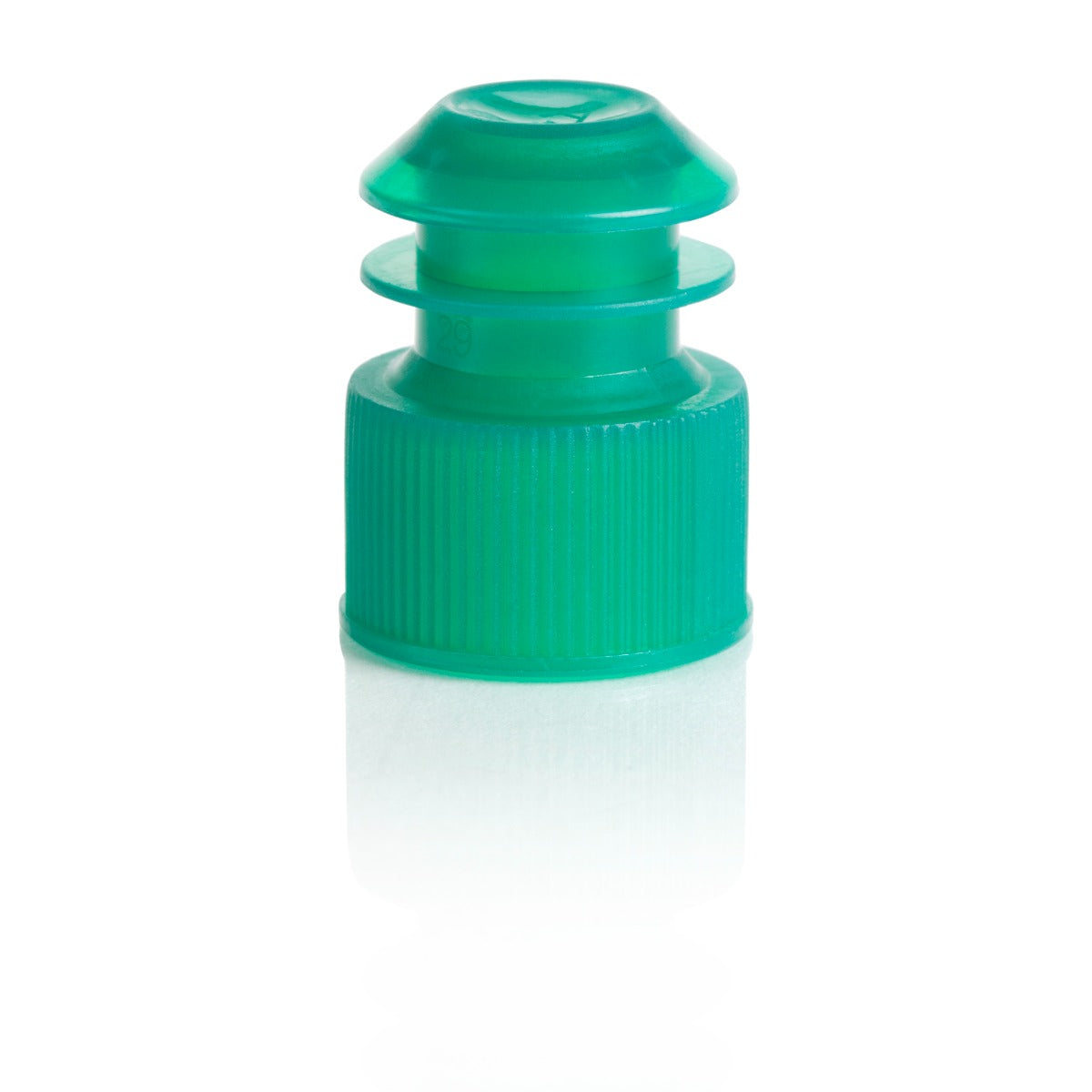Cap, Flange Plug, 17mm, Green