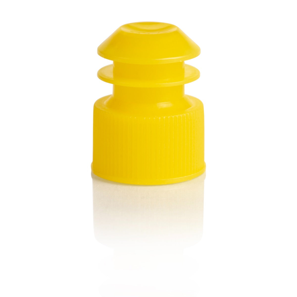 Cap, Flange Plug, 17mm, Yellow