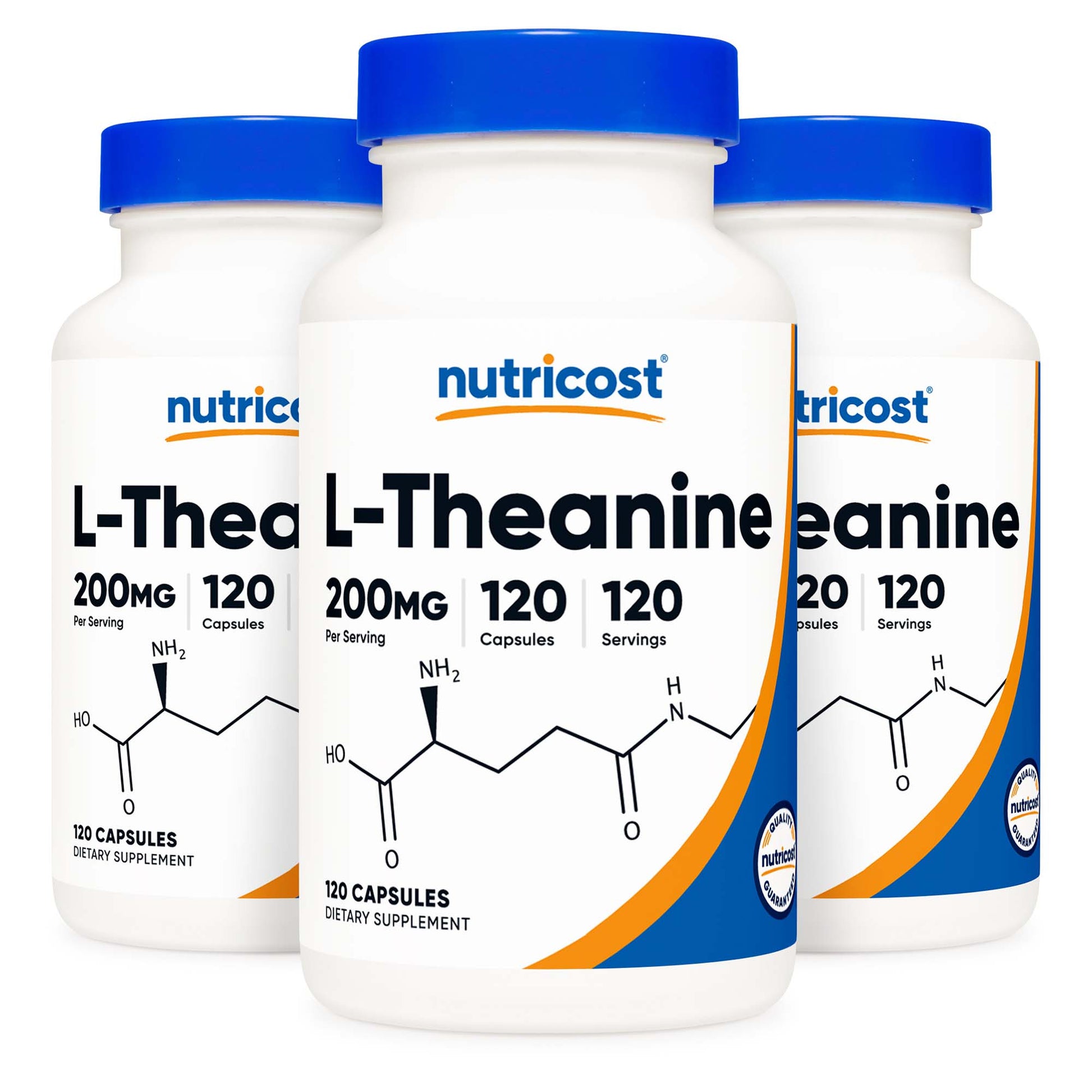 nutricost® L-Theanine 200mg, 120 Capsules, nonGMO, Gluten Free
