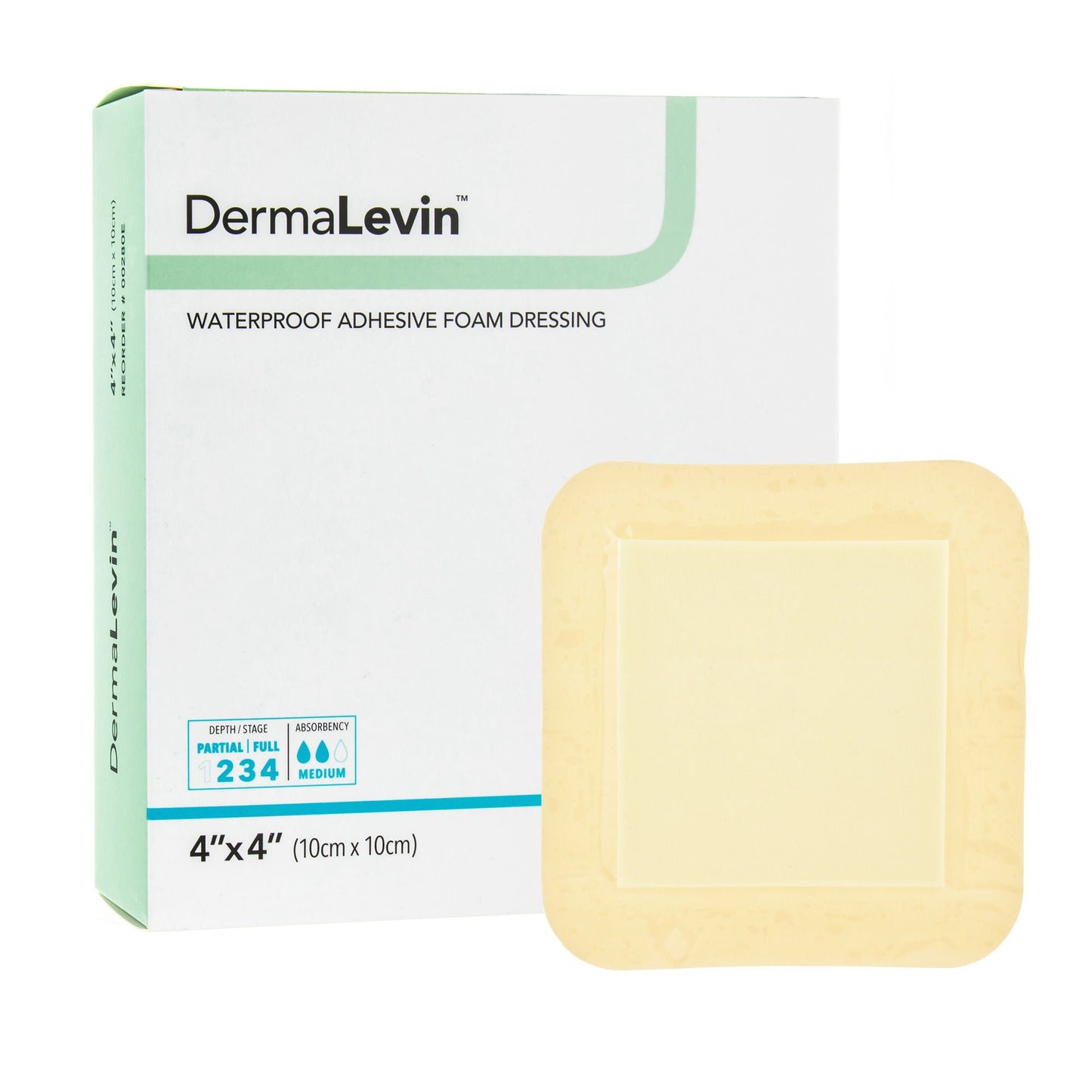 DermaLevin® Adhesive with Border Foam Dressing