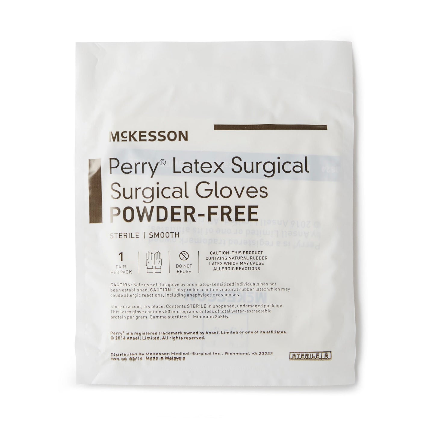 Sterile McKesson Perry® Latex Surgical Gloves, Cream - view 6