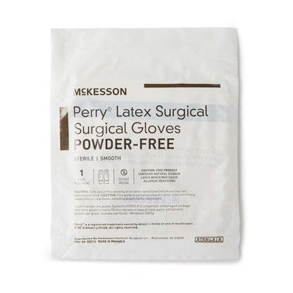 Sterile McKesson Perry® Latex Surgical Gloves, Cream - view 6