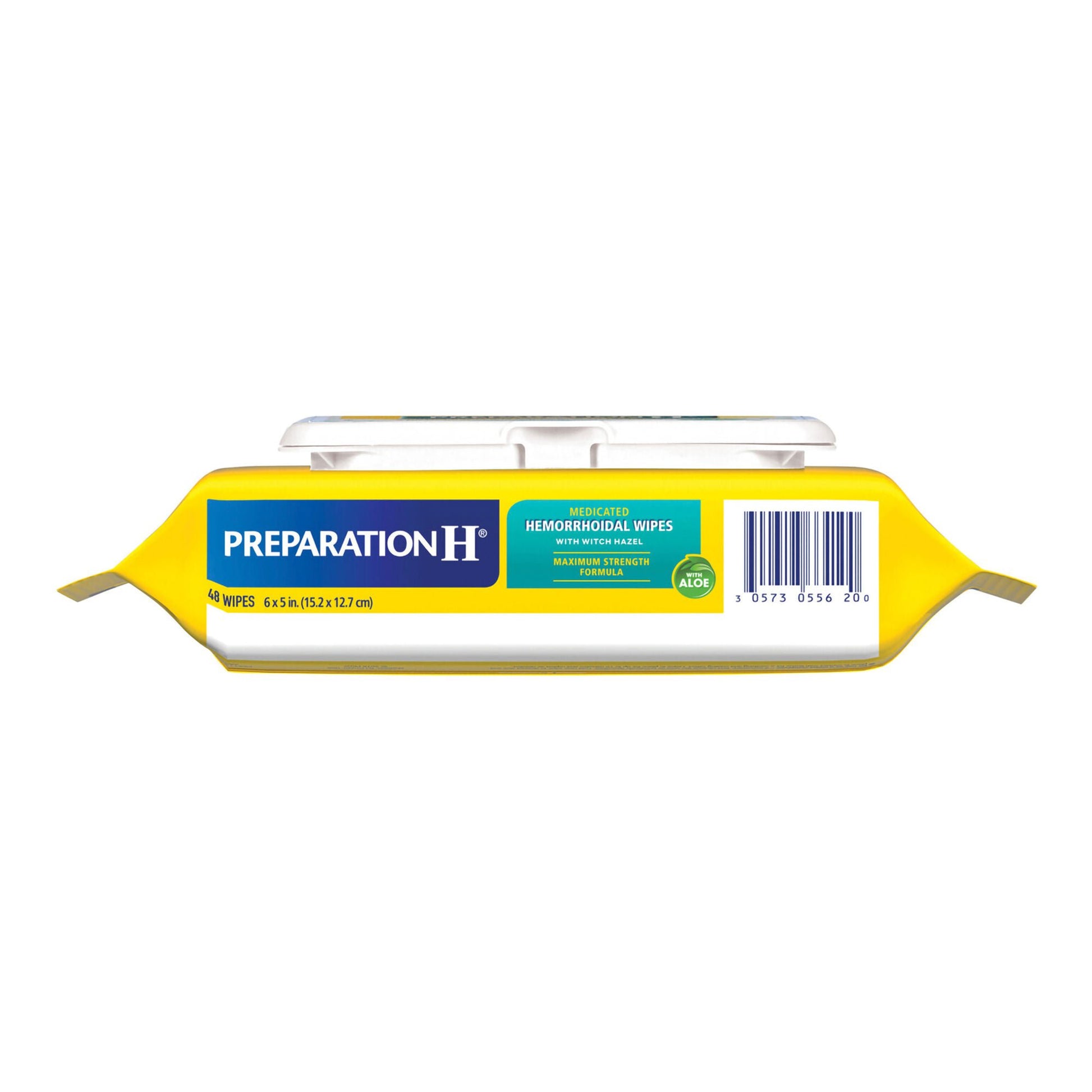 Preparation H® Medicated Hemorrhoidal Wipes w/ Witch Hazel & Aloe, Max Strength