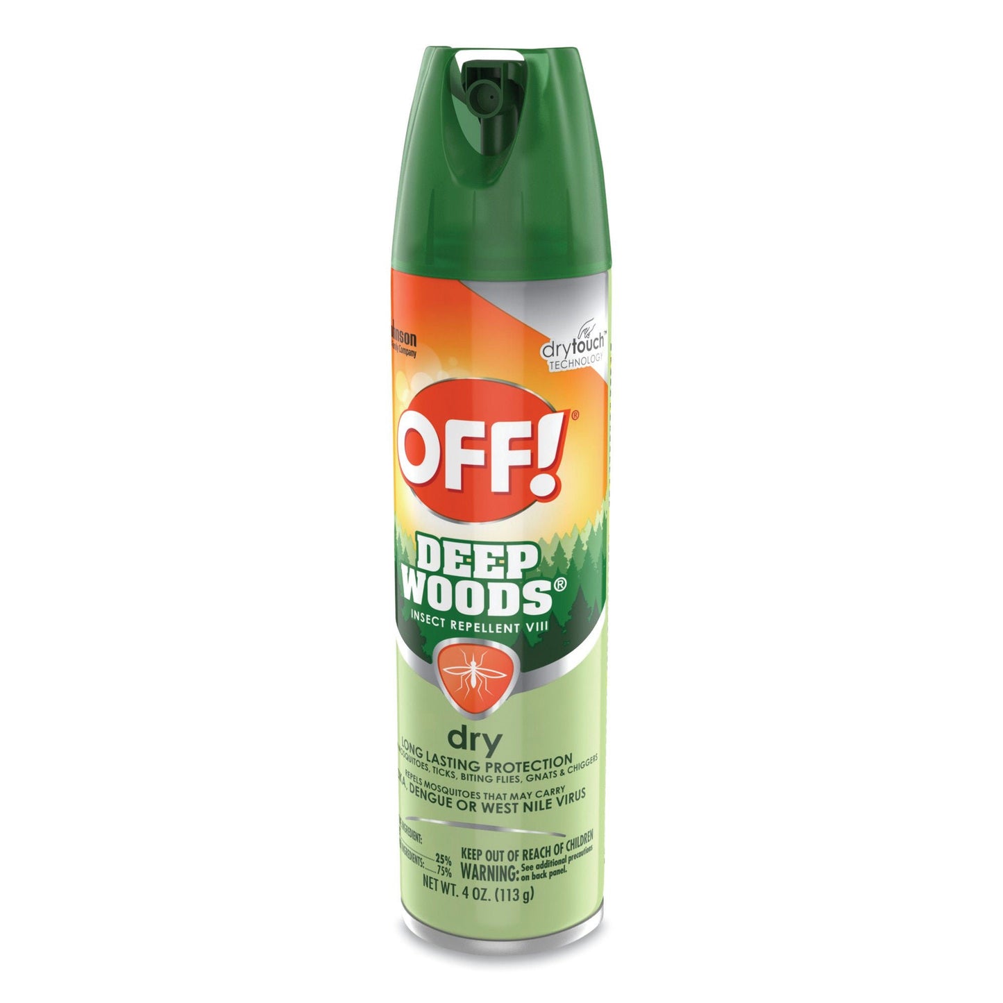Off!® Deep Woods® Dry DEET Insect Repellent, spray can