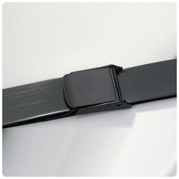 Easi-Care Gait Belt 60 Inch Length Black Vinyl Coated Webbing