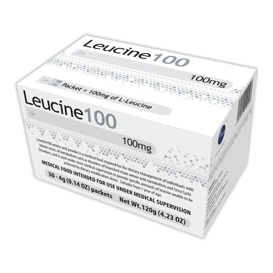Leucine 100 Oral Supplement Unflavored Powder 4 Gram Individual Packet