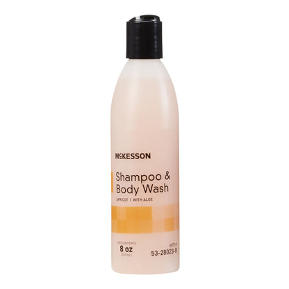 McKesson Shampoo and Body Wash, Apricot Scent, Squeeze Bottle
