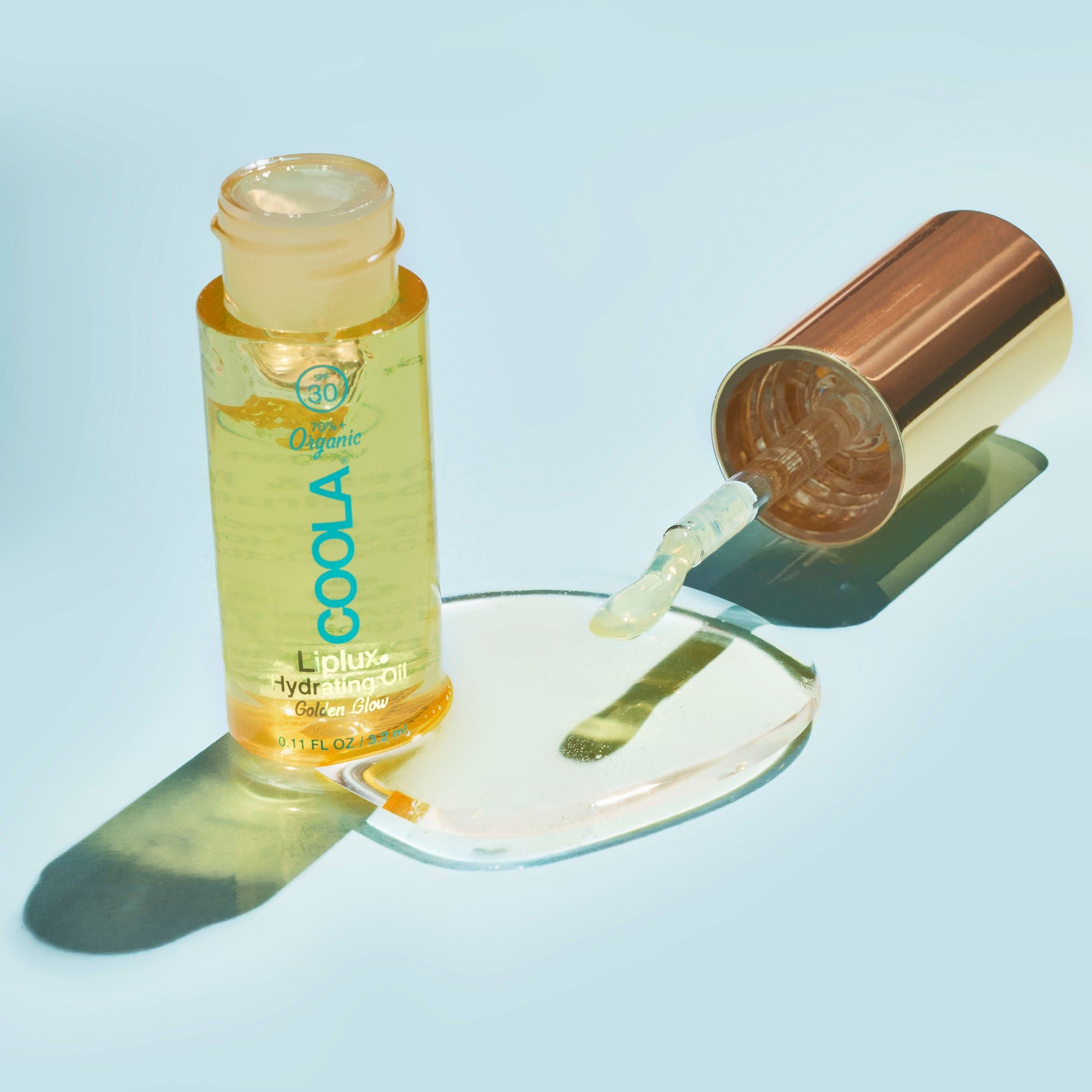 Classic Liplux® Organic Hydrating Lip Oil Sunscreen SPF 30, Golden Glow