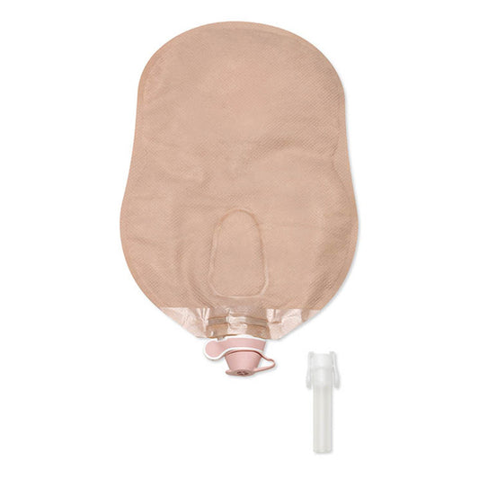 Premier Urostomy Pouch One-Piece System Length Flat, Pre-Cut 1-3/4 Inch Stoma Drainable
