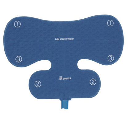 WrapOn Cold Therapy Pad Shoulder X-Large Plastic / Felt / Foam / Elastic Reusable