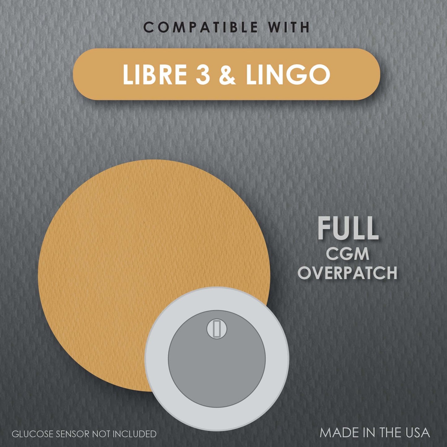 CoverGuard Sensor Overpatch Tan For FreeStyle Libre 3 Sensor