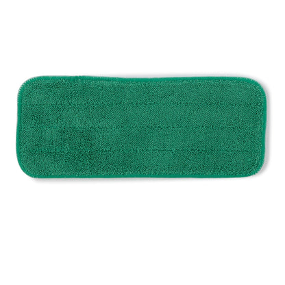 Wet Mop Pad Bound Edge Green Polyester / Polyamide Reusable