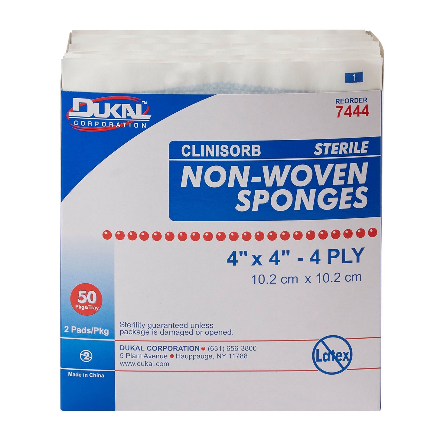 Clinisorb Sterile Nonwoven Sponge, 4-Ply