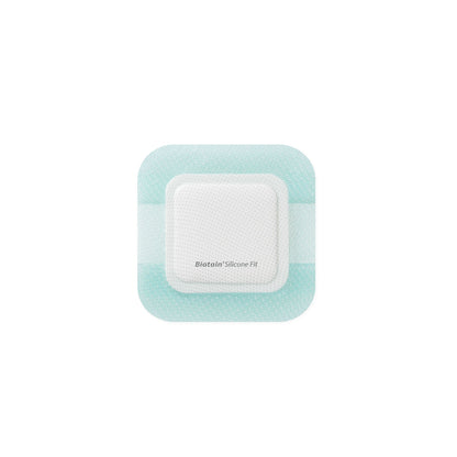 Biatain Silicone Fit Silicone Foam Dressing With Border Film Backing Silicone Adhesive Square