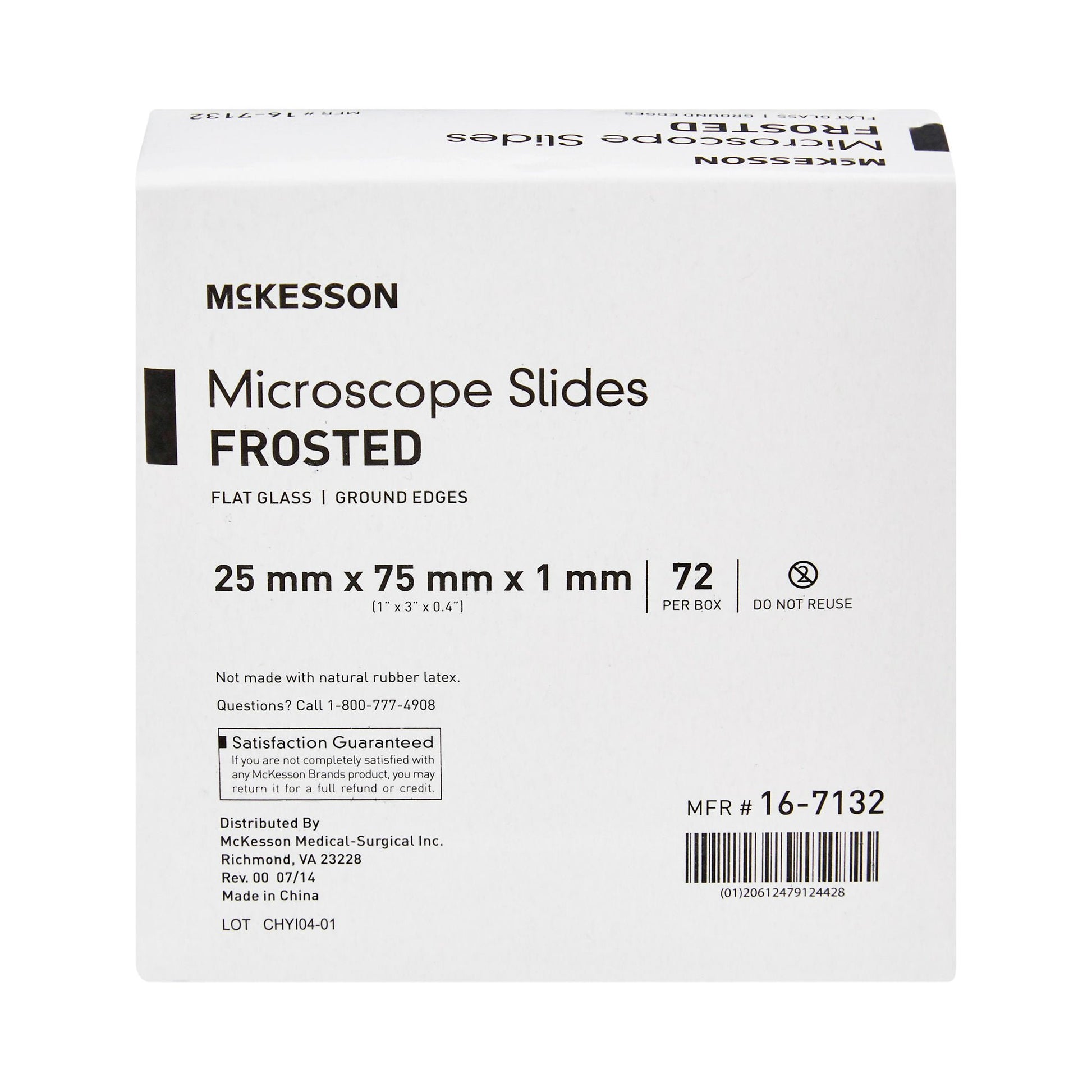 McKesson Frosted Microscope Slide
