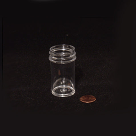 Jar, Wide Mouth, 26mL (7/8oz), PS, 33mm Opening (Screw Cap Packaged Separately)